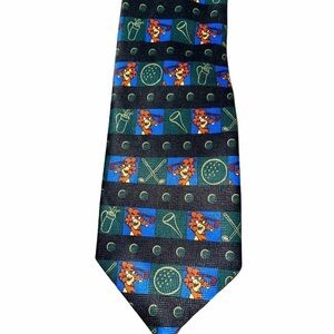 🌻 Disney’s Tiger Multi color Golf Novelty Tie